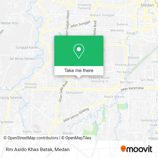 Rm Asido Khas Batak map