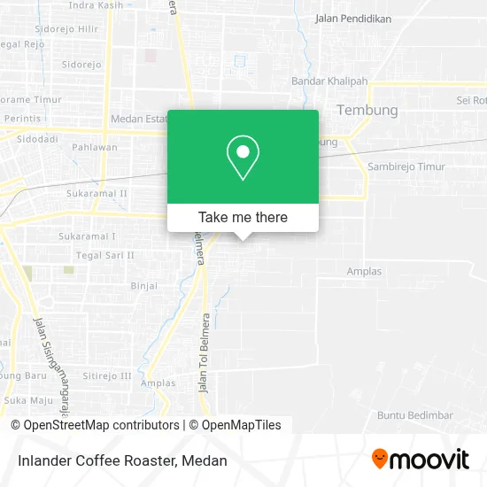 Inlander Coffee Roaster map