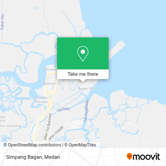Simpang Bagan map