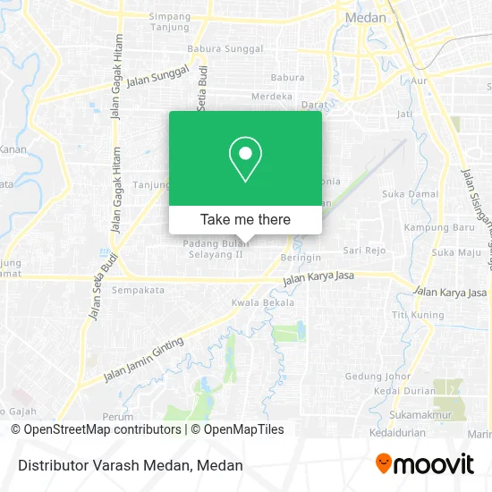 Distributor Varash Medan map