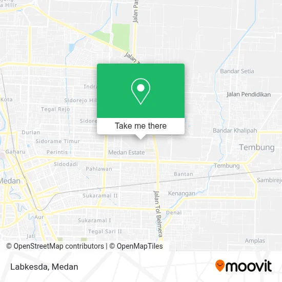Labkesda map