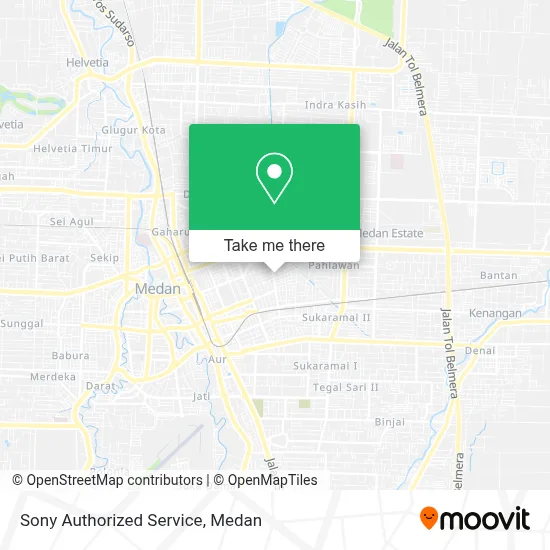 Sony Authorized Service map