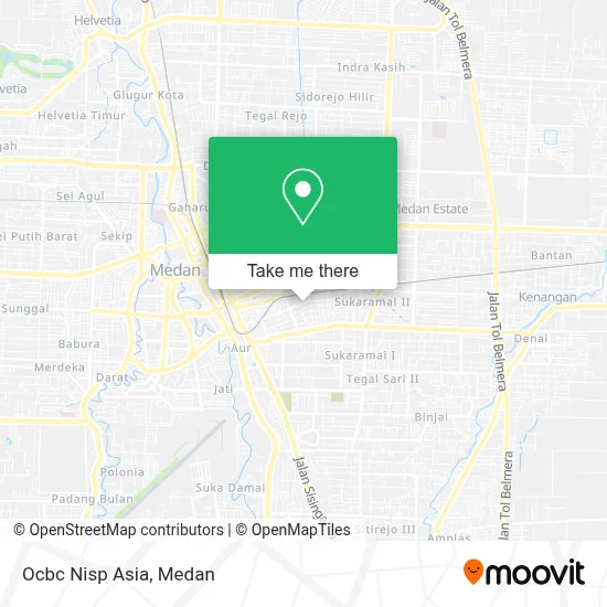 Ocbc Nisp Asia map
