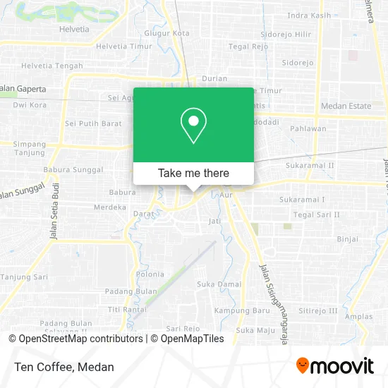 Ten Coffee map