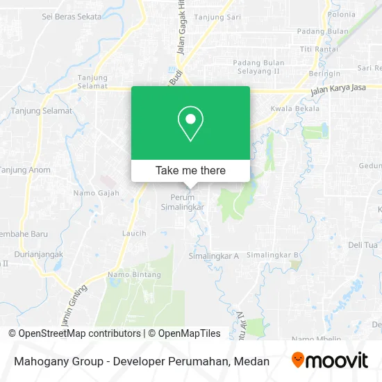 Mahogany Group - Developer Perumahan map