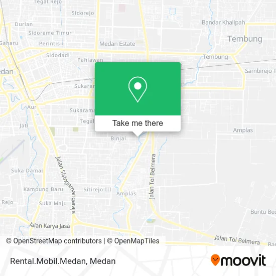 Rental.Mobil.Medan map