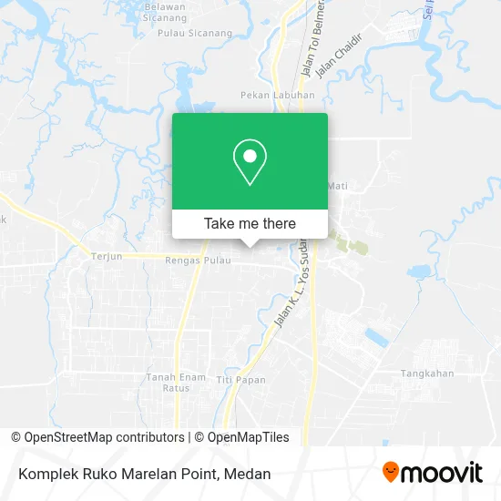 Komplek Ruko Marelan Point map