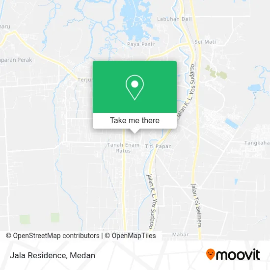 Jala Residence map