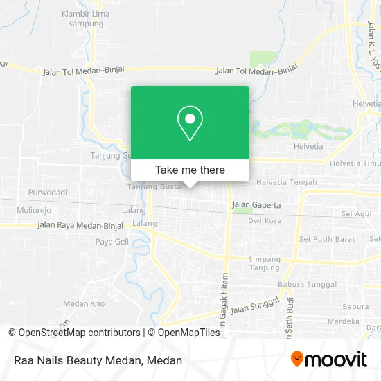 Raa Nails Beauty Medan map
