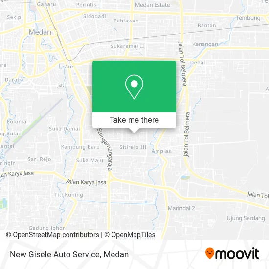New Gisele Auto Service map