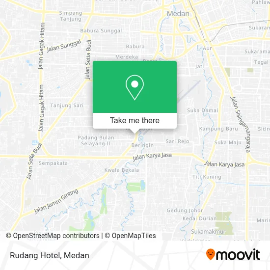 Rudang Hotel map