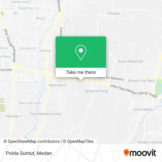 Polda Sumut map
