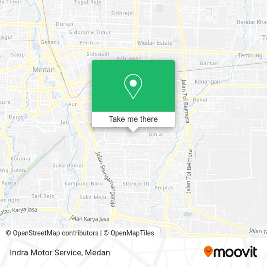 Indra Motor Service map