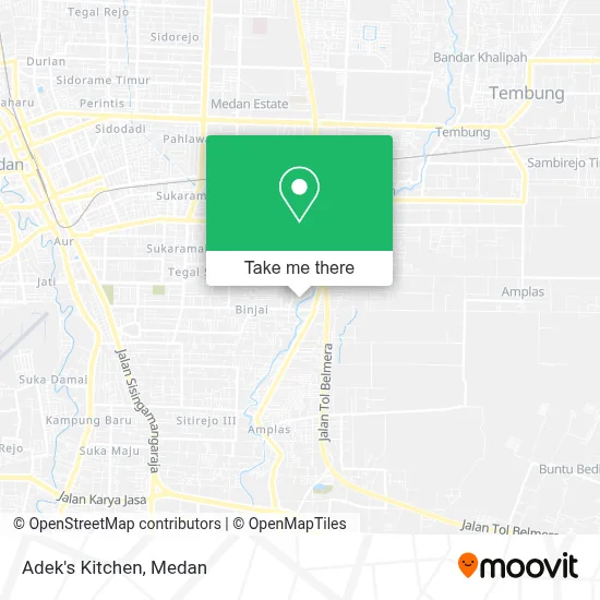 Adek's Kitchen map