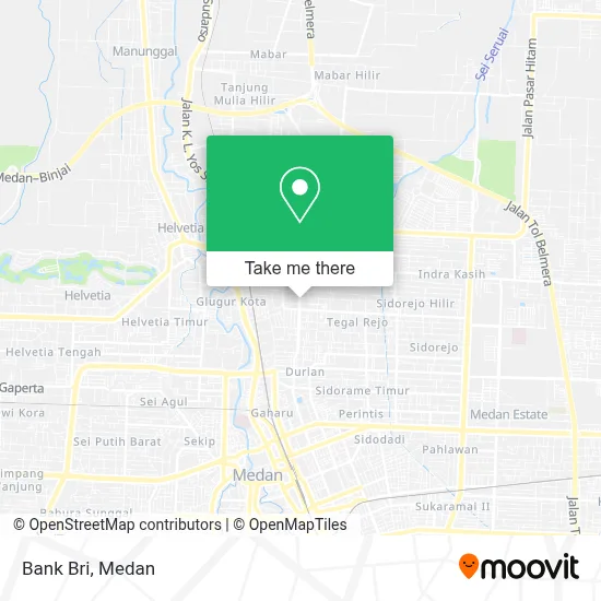 Bank Bri map