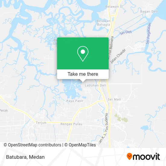 Batubara map