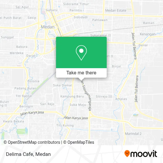 Delima Cafe map