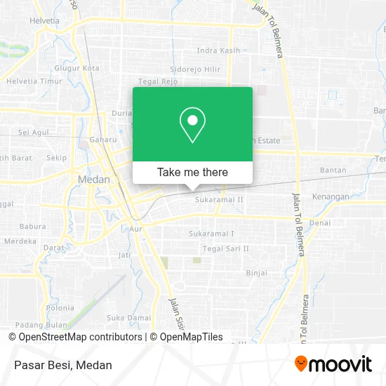 Pasar Besi map