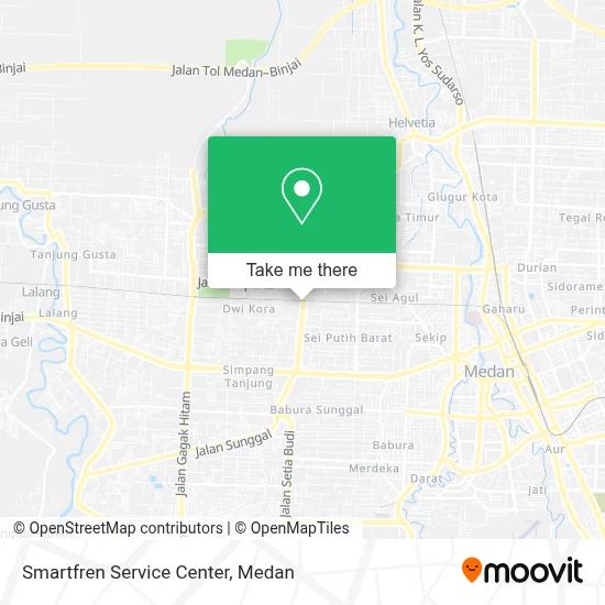 Smartfren Service Center map