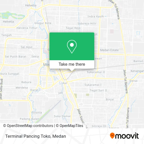 Terminal Pancing Toko map