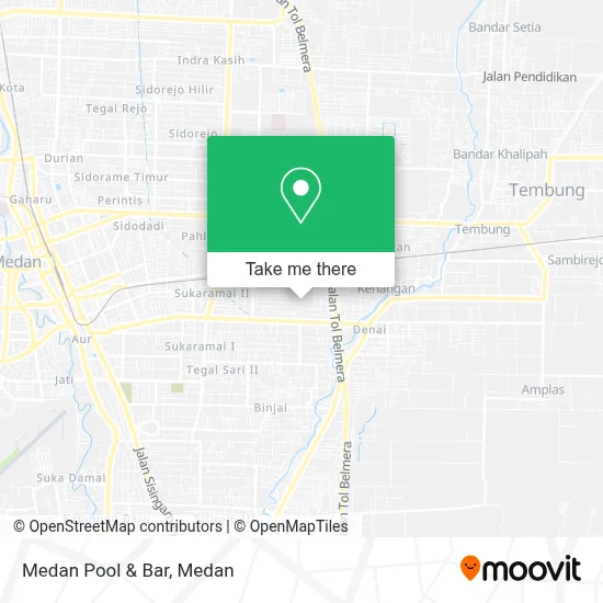 Medan Pool & Bar map