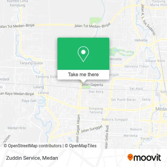 Zuddin Service map