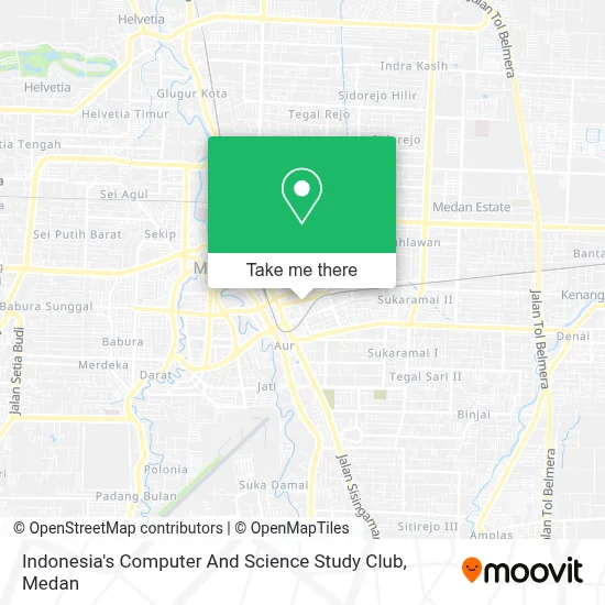 Indonesia's Computer And Science Study Club map