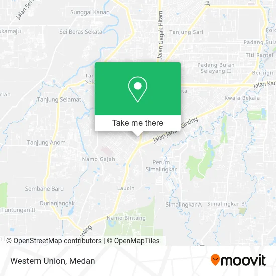 Western Union map