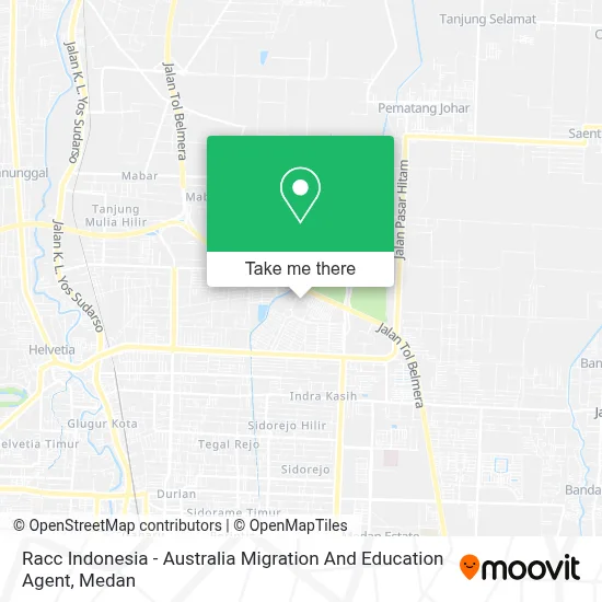 Racc Indonesia - Australia Migration And Education Agent map