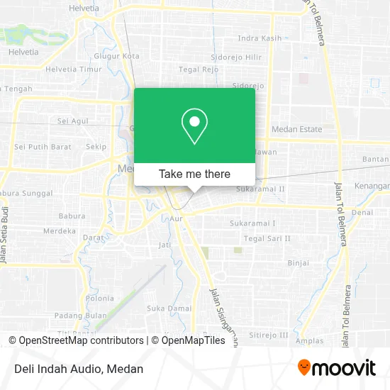 Deli Indah Audio map
