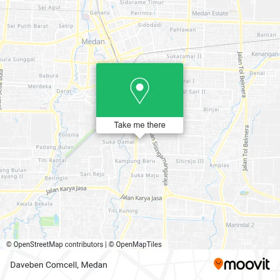Daveben Comcell map