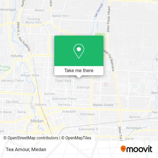 Tea Amour map