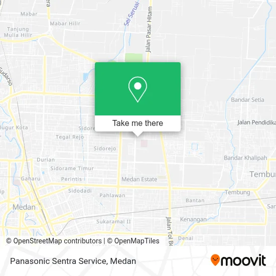 Panasonic Sentra Service map