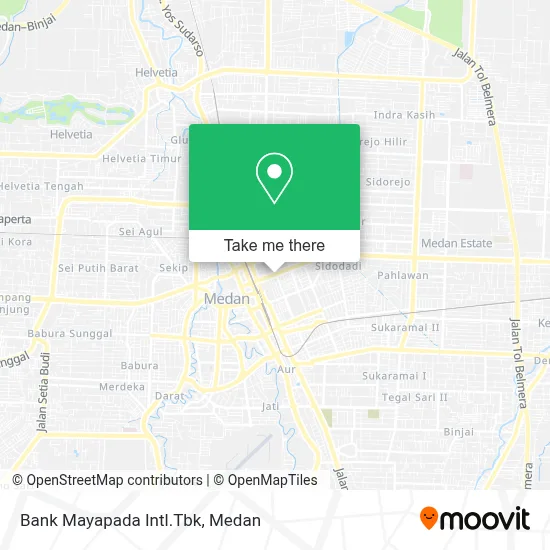 Bank Mayapada Intl.Tbk map