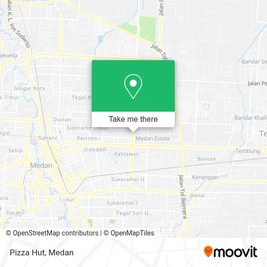 Pizza Hut map