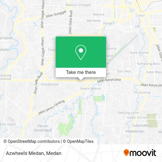 Azwheels Medan map