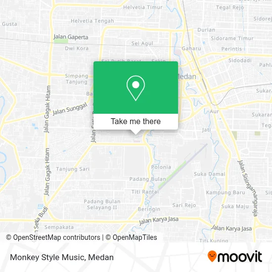 Monkey Style Music map