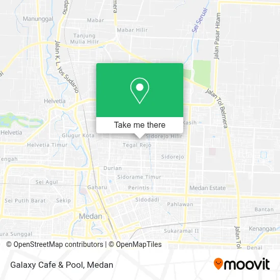 Galaxy Cafe & Pool map
