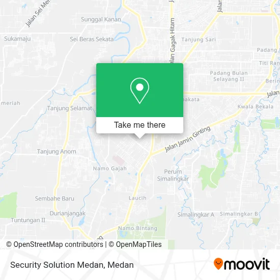 Security Solution Medan map