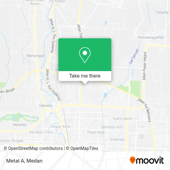 Metal A map