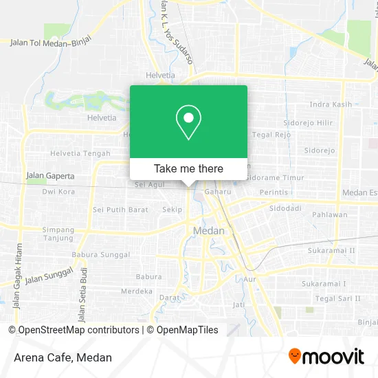 Arena Cafe map
