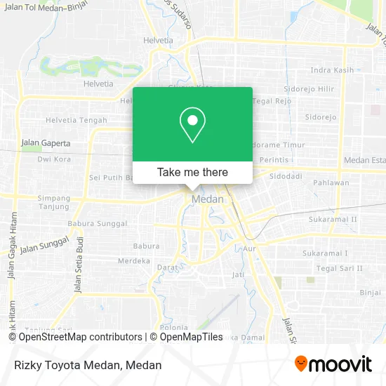 Rizky Toyota Medan map
