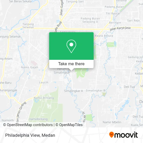 Philadelphia View map