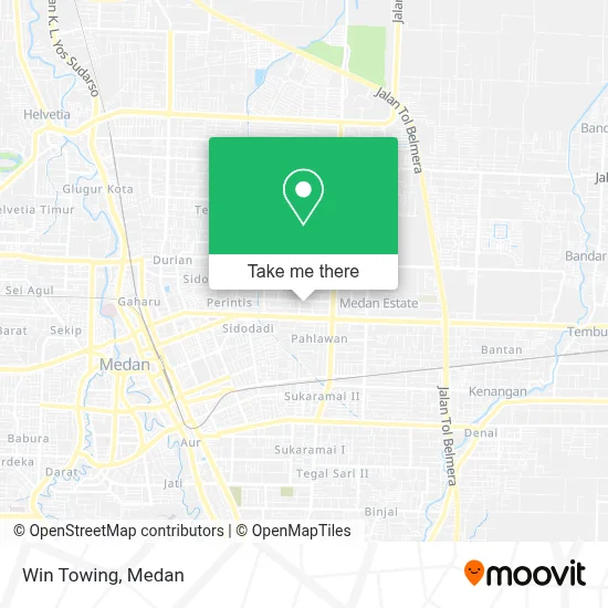 Win Towing map