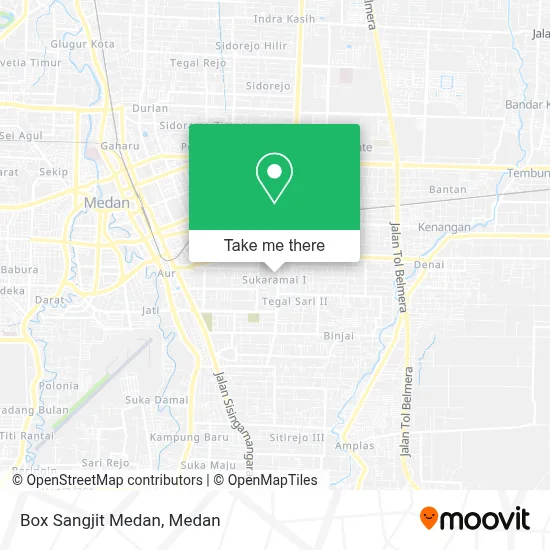 Box Sangjit Medan map