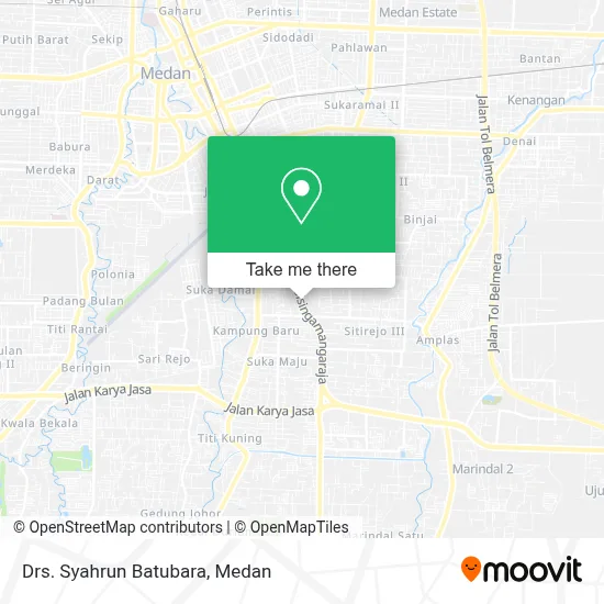 Drs. Syahrun Batubara map