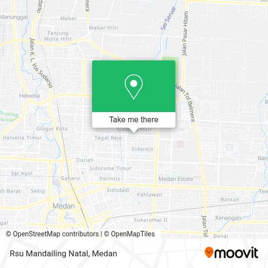 Rsu Mandailing Natal map