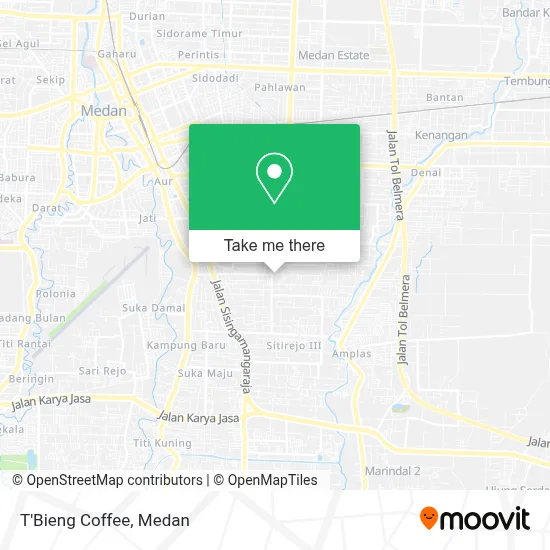T'Bieng Coffee map