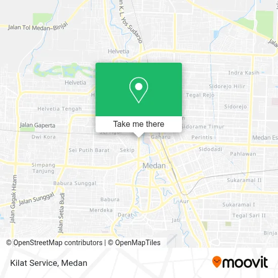 Kilat Service map