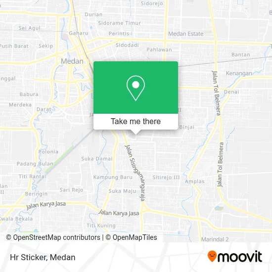 Hr Sticker map